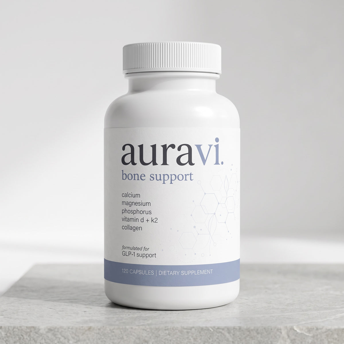 auravi Bone Support — Calcium, D3 + K2 Formula